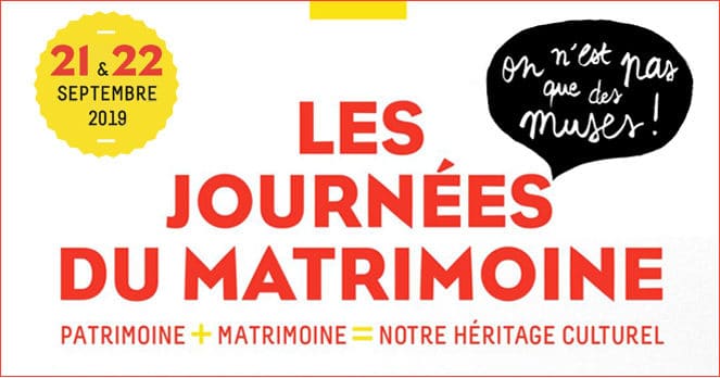 Les journées du Matrimoine 2019