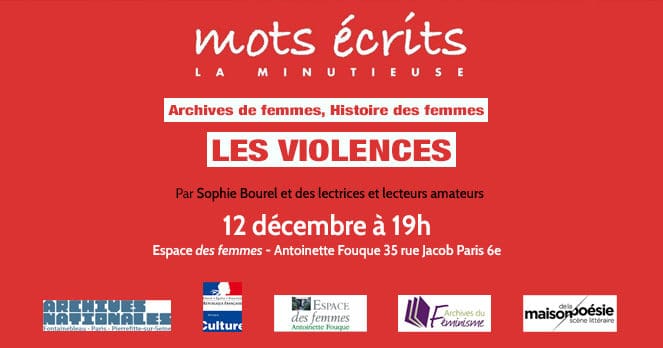 Mots écrits, archives de femmes : les violences