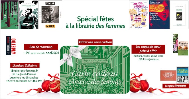 Vos cadeaux à la librairie des femmes