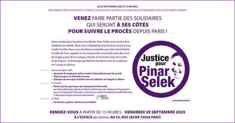 Journée de solidarité avec Pınar Selek