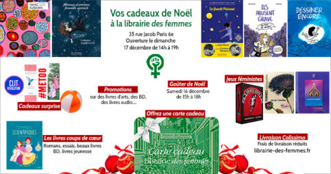 Vos cadeaux de Noël à la Librairie des femmes