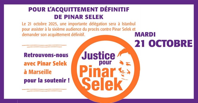 Pour l’acquittement définitif de Pinar Selek