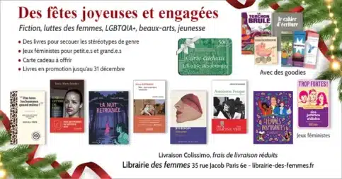 Trouvez vos cadeaux de Noël à la librairie des femmes