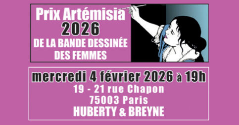 Prix Artemisia 2026 de la Bande Dessinée de femmes